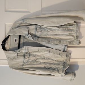 Denim light wash jacket